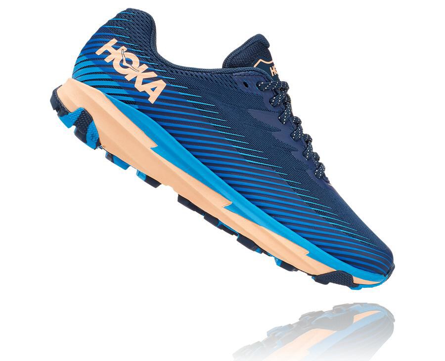 Tenis Trail Hoka One One Feminino Azuis - Torrent 2 - 936-DUXICQ